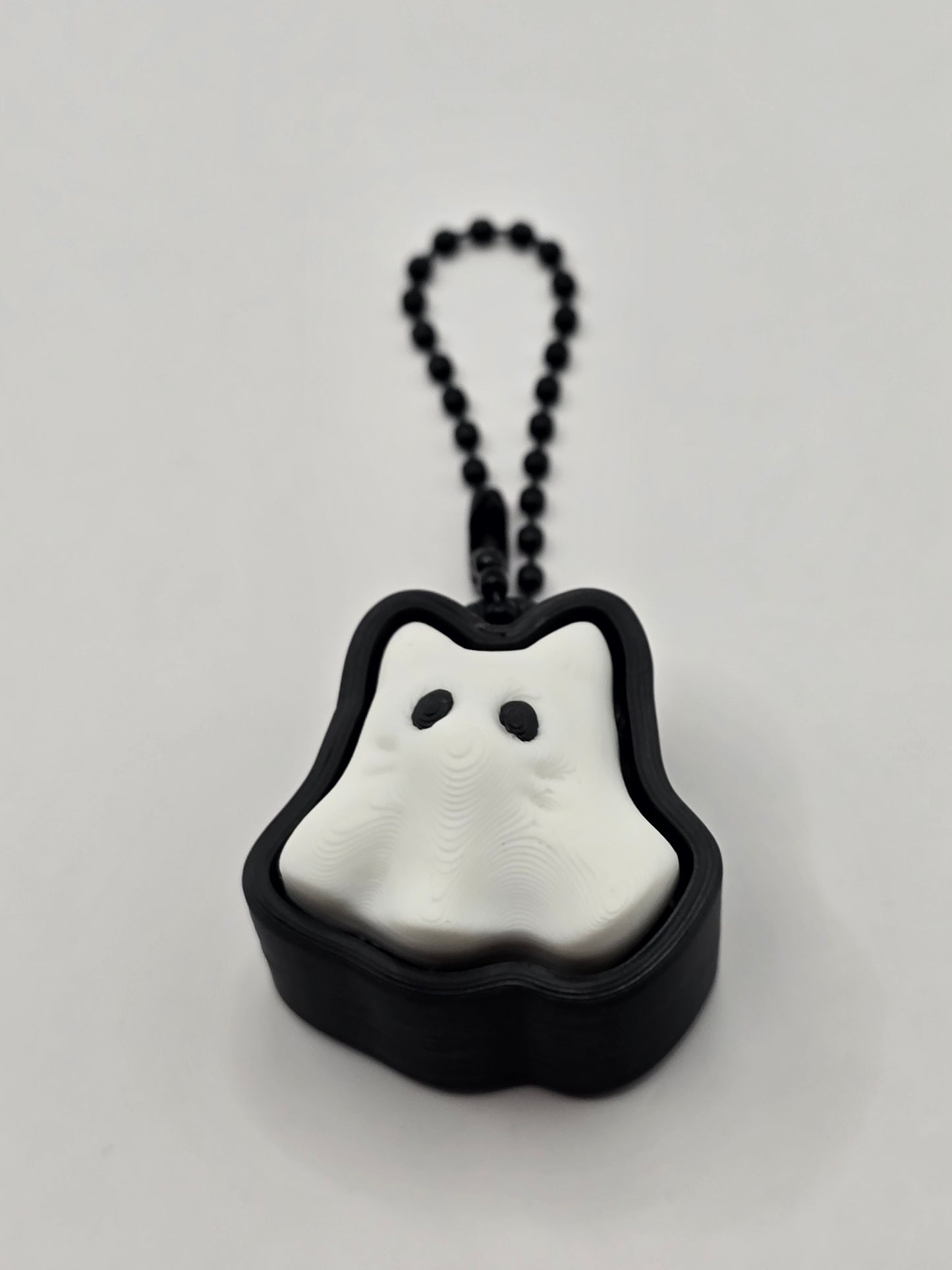 π Halloween Clicker Fidget Keychains β π¬ Candy Corn | π» Ghost | πΈοΈ Boo Ghost with Pumpkin | 3D Printed Sensory Keychain by Cubed Dimensions Printing