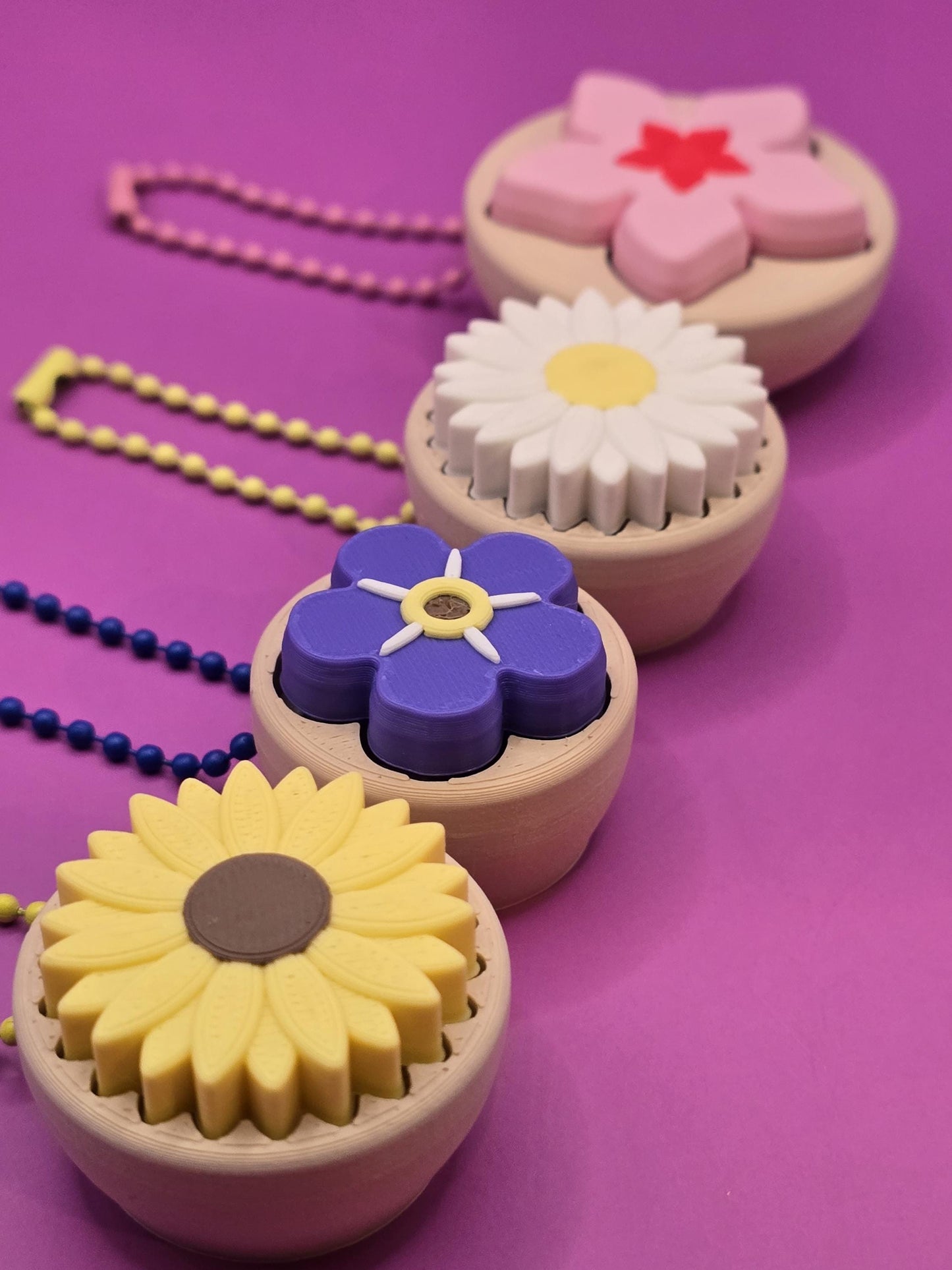 Flower Fidget Clicker β 3D Printed Sensory Tool for Neurodivergent Individuals