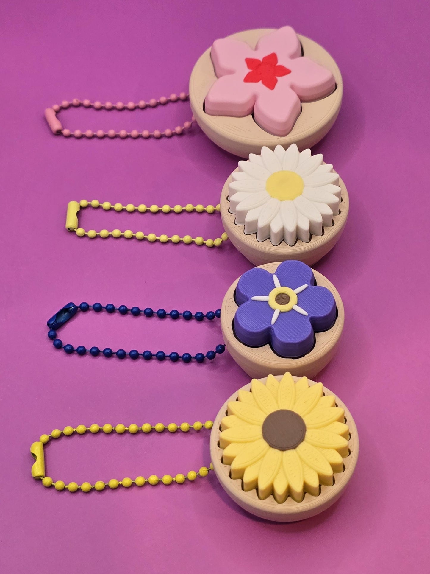 Flower Fidget Clicker β 3D Printed Sensory Tool for Neurodivergent Individuals