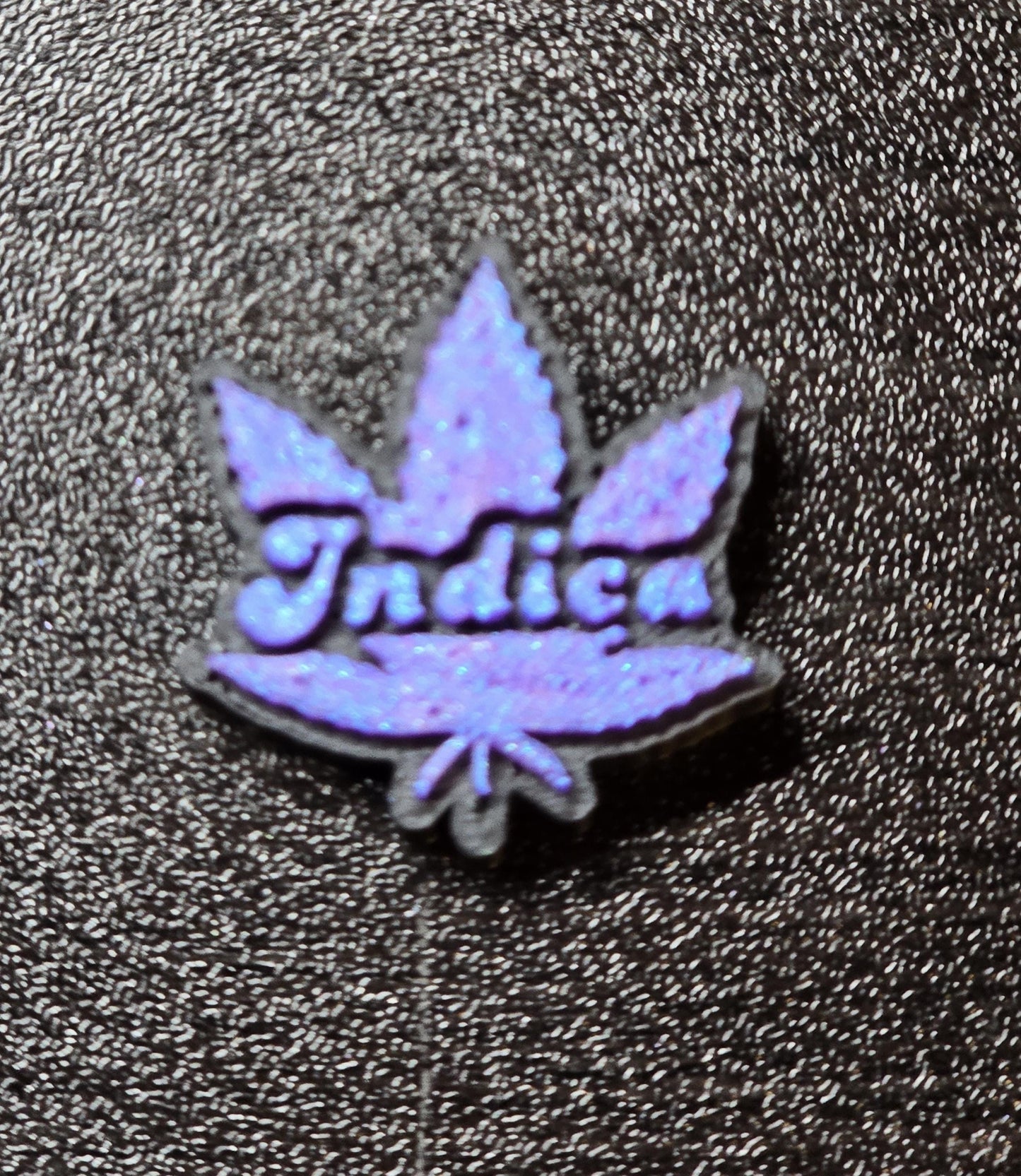 Cannabis Leaf Beads ā Indica, Sativa & Hybrid ā Glittery 3D Printed with 2mm Hole