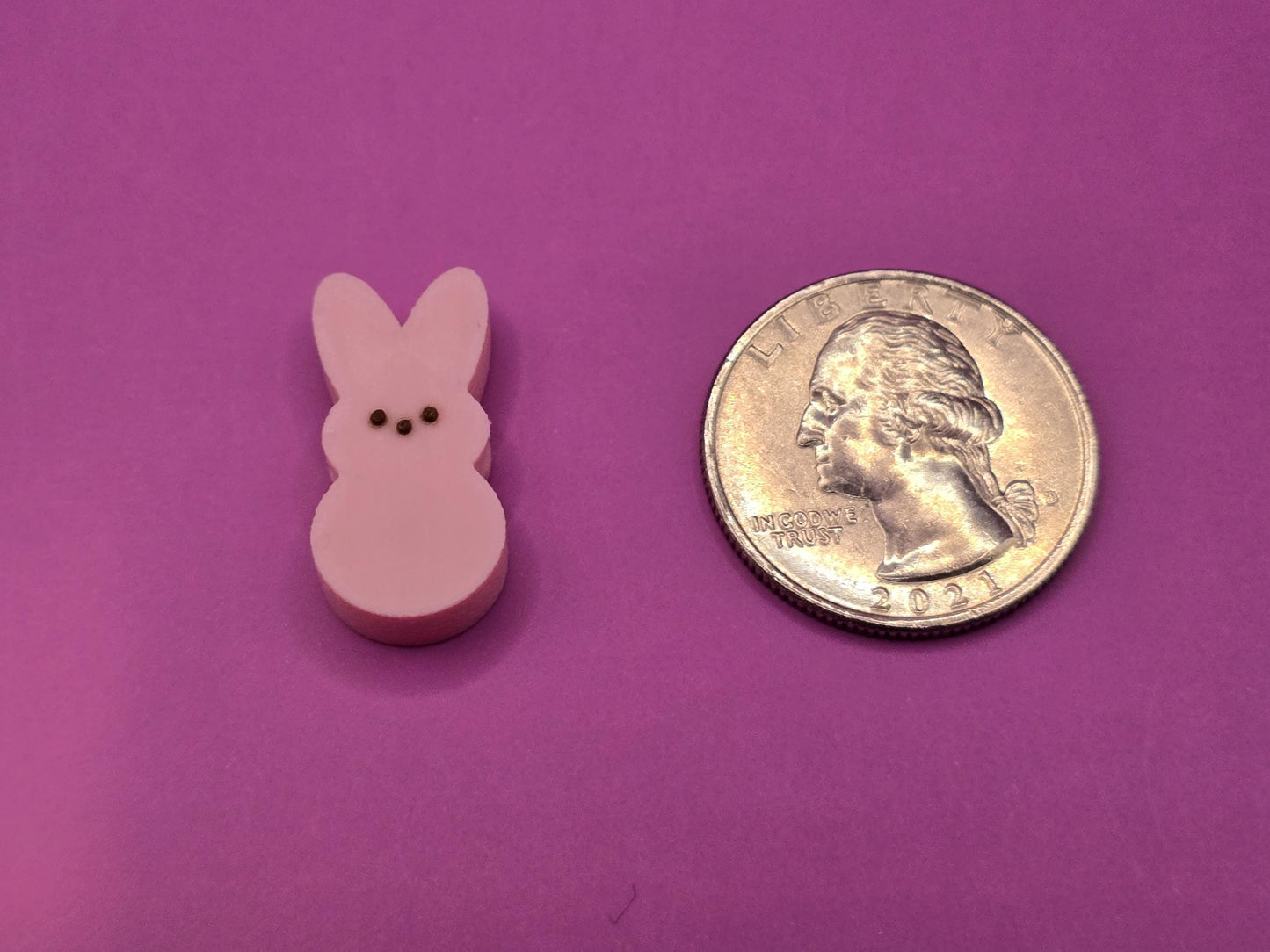 Mini Marshmallow Bunny Beads β Pastel Charms for Jewelry | Sold Individually or as Set of 4