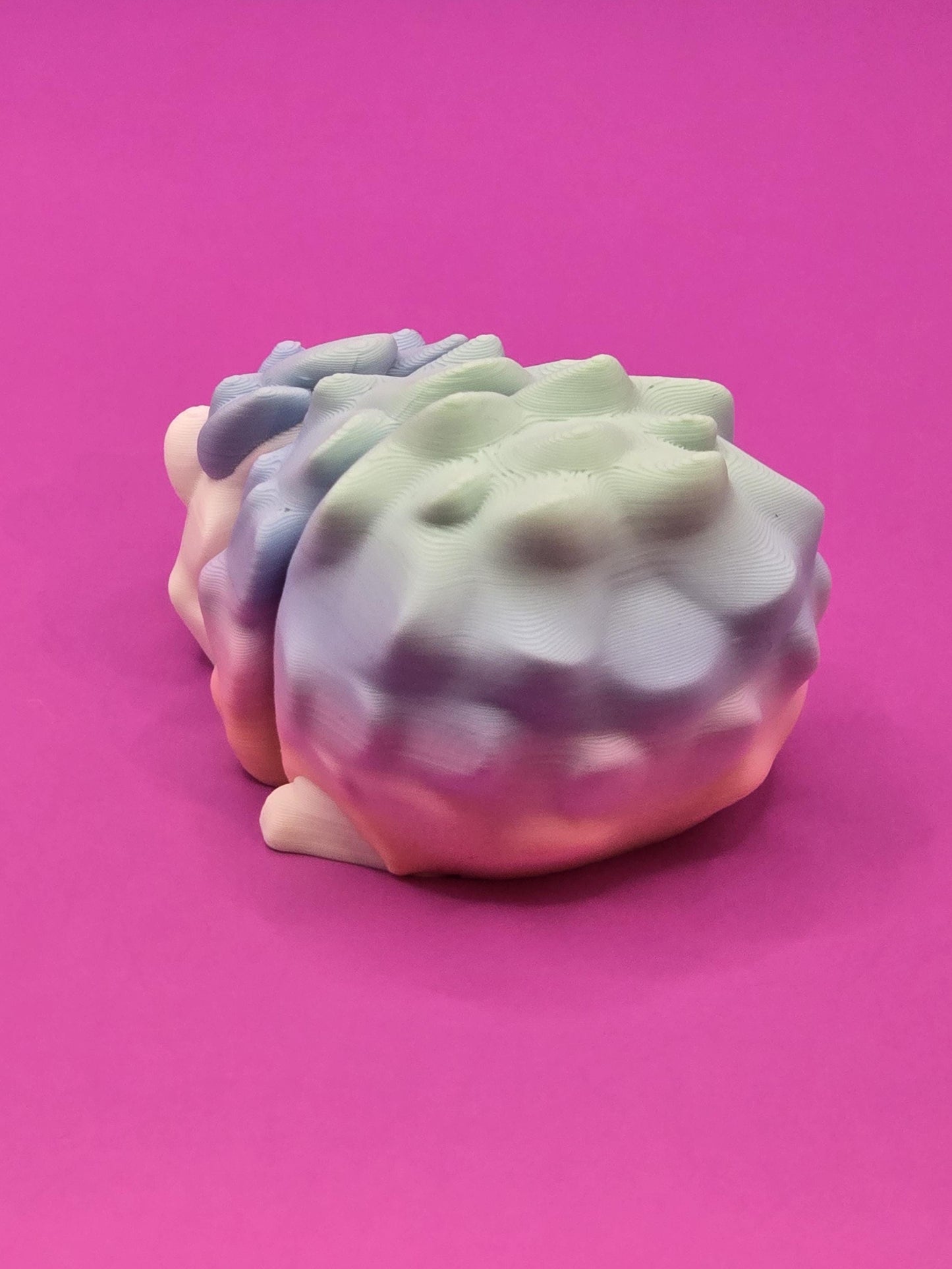 Mini Pastel Hedgehog β Cute 3D Printed Desk Buddy