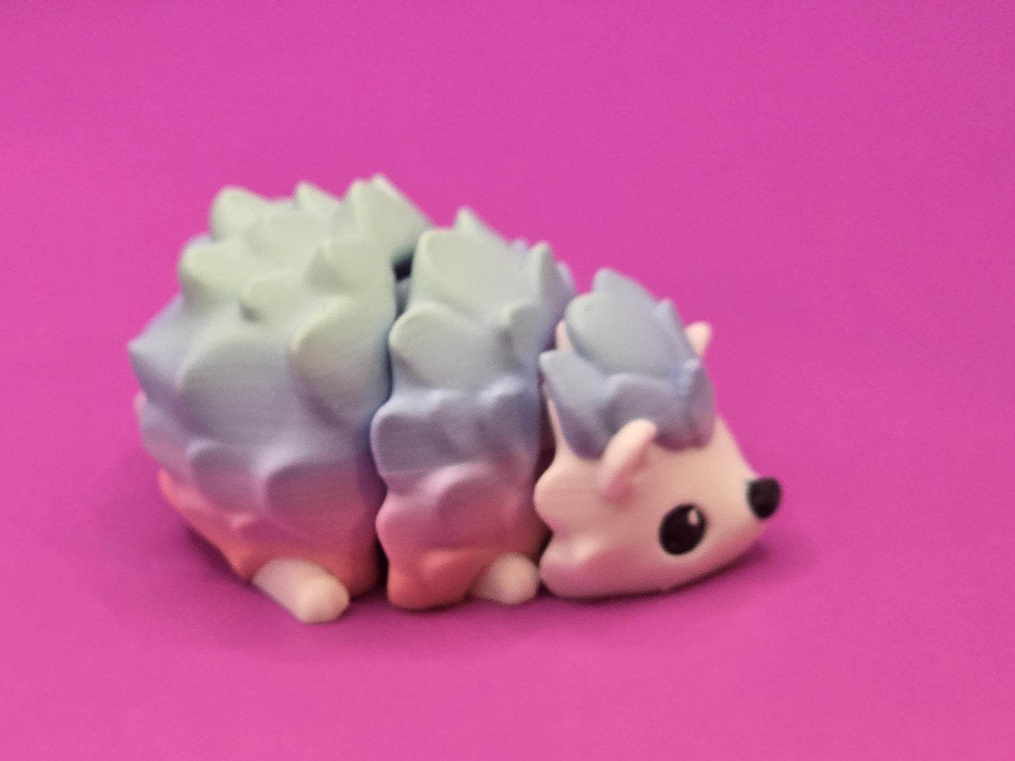 Mini Pastel Hedgehog β Cute 3D Printed Desk Buddy