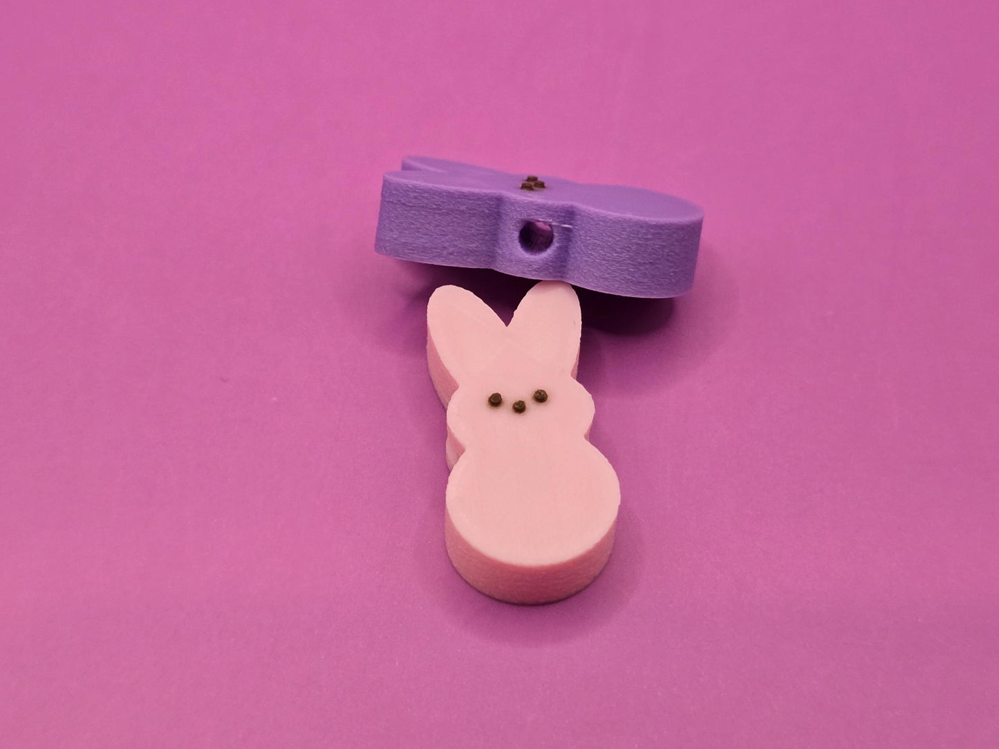 Mini Marshmallow Bunny Beads β Pastel Charms for Jewelry | Sold Individually or as Set of 4