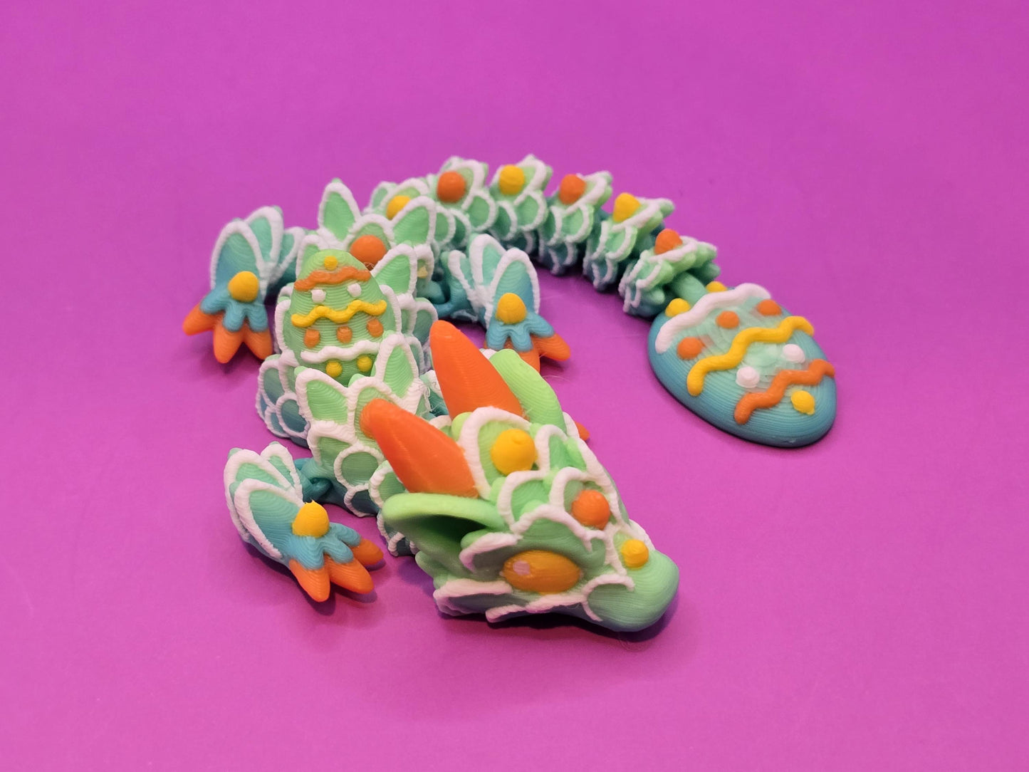 Articulated Mini Baby Dragon with Matching Egg – 3D Printed Fantasy Dragon Set | Each Set Sold Separately