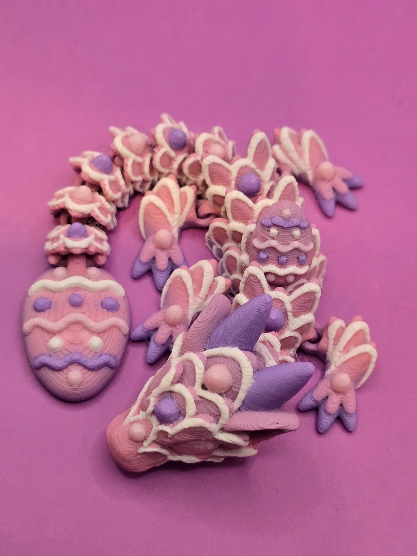 Articulated Mini Baby Dragon with Matching Egg – 3D Printed Fantasy Dragon Set | Each Set Sold Separately