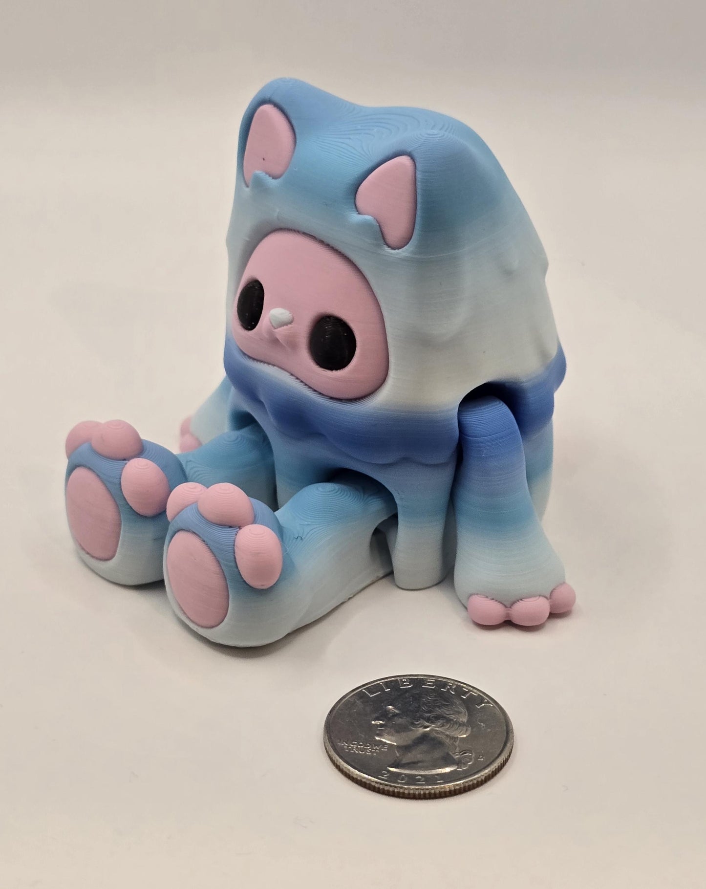 Woobu Koneko โ Adorable Fantasy Creature in Pastel Rainbow