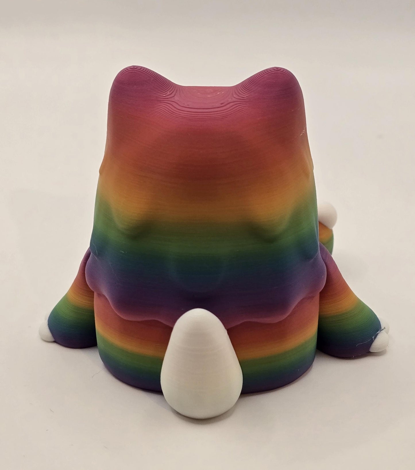 Woobu Koneko β Pride Edition 3D Printed Rainbow Art Toy
