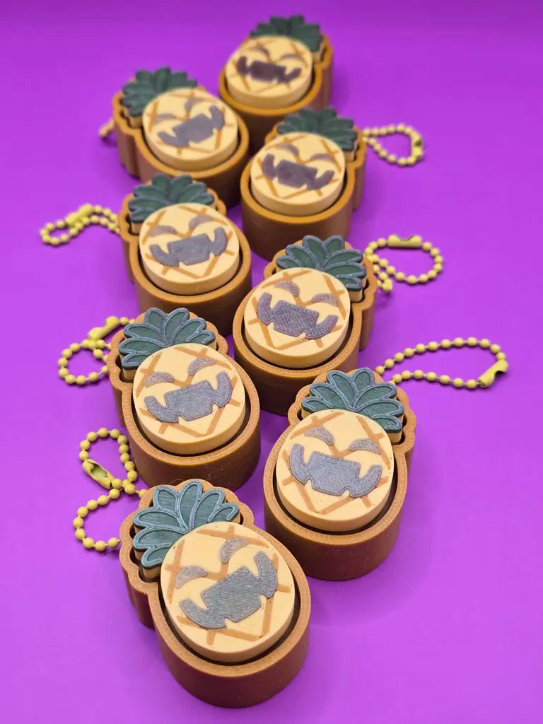 Summerween Cainapple Haptic Fidget Clicker Keychain
