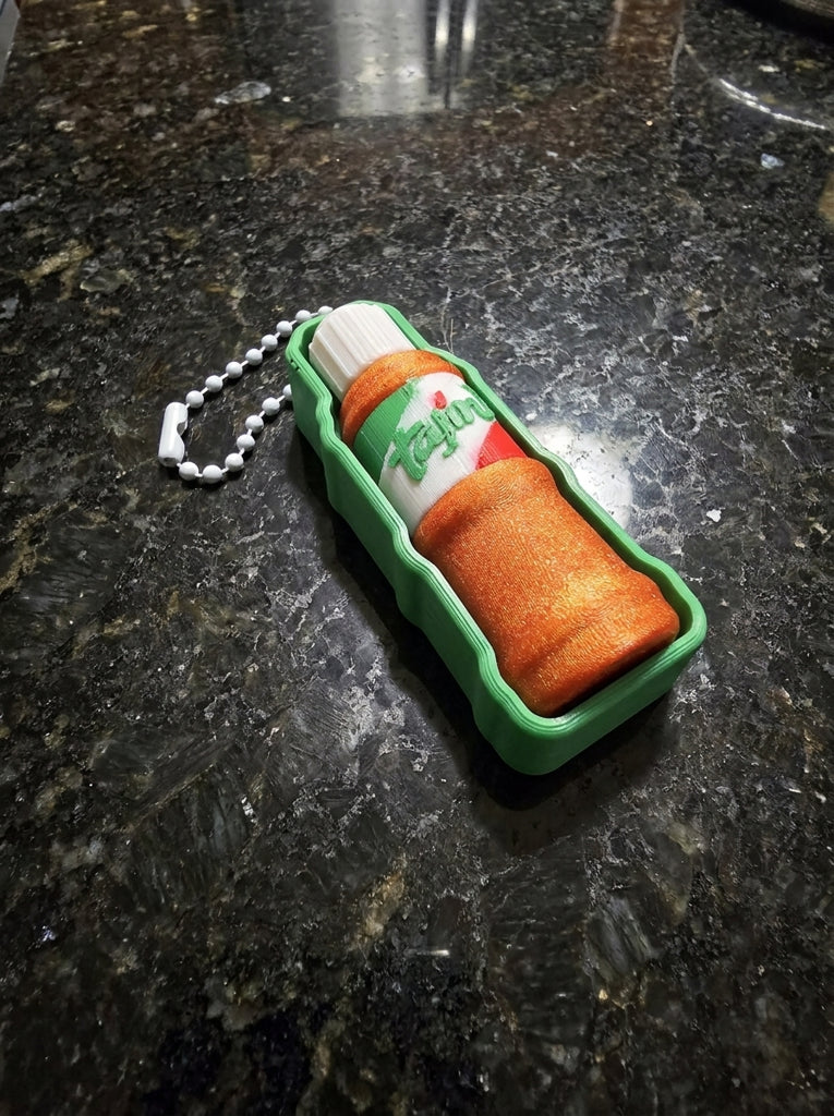 Tajín Inspired Fidget Clicker Keychain