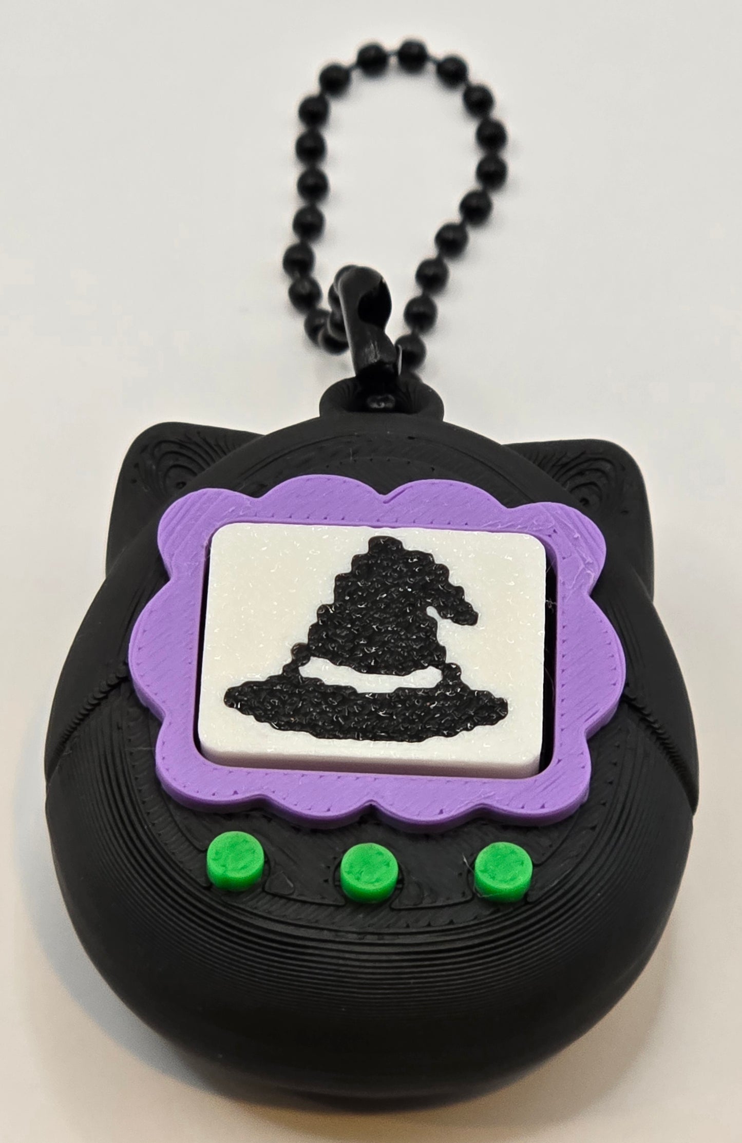 Halloween Tamagotchi-Inspired Clicker Fidget Keychain – Spooky 3D Printed Pixel Pets