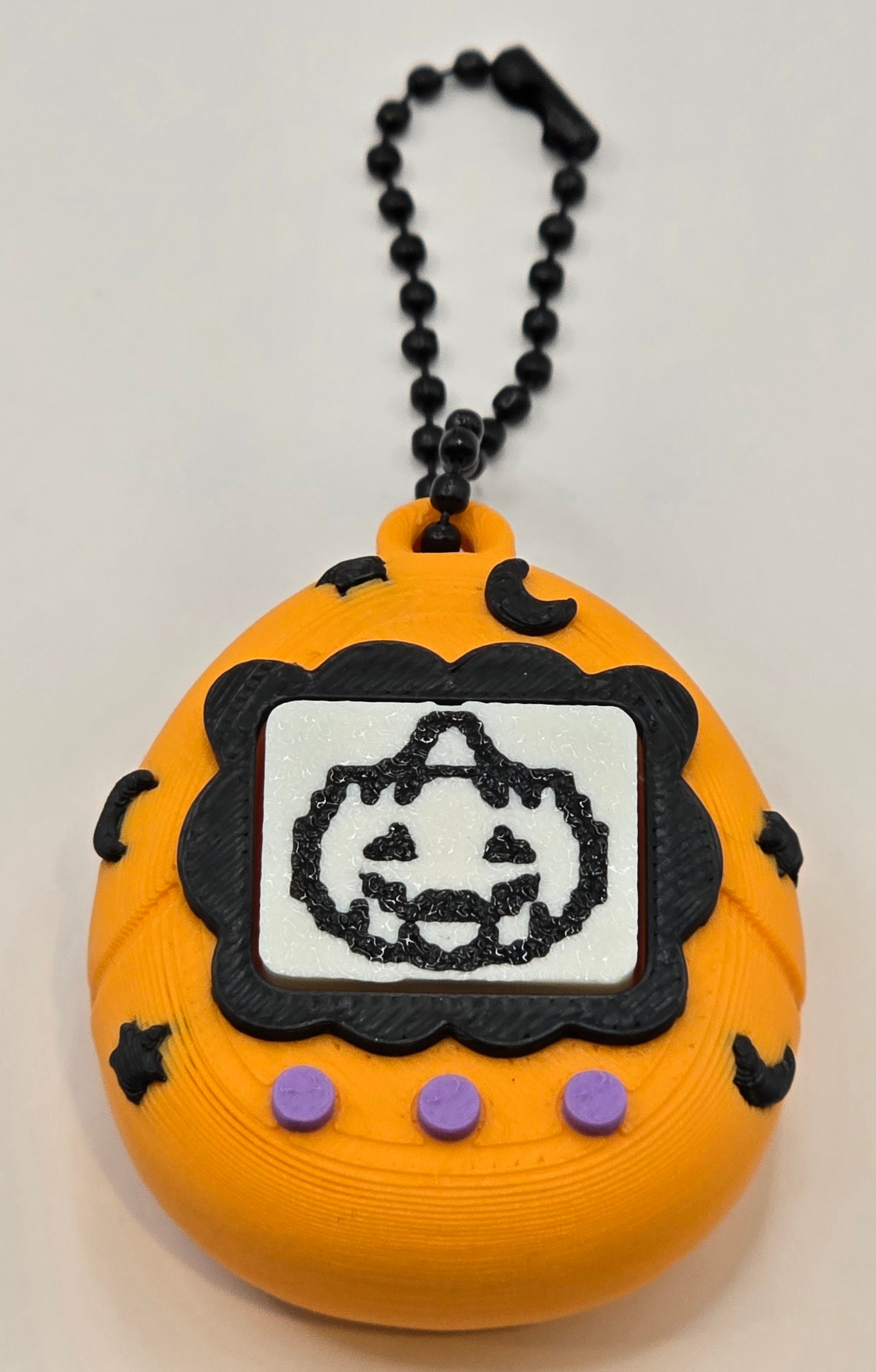 Halloween Tamagotchi-Inspired Clicker Fidget Keychain – Spooky 3D Printed Pixel Pets