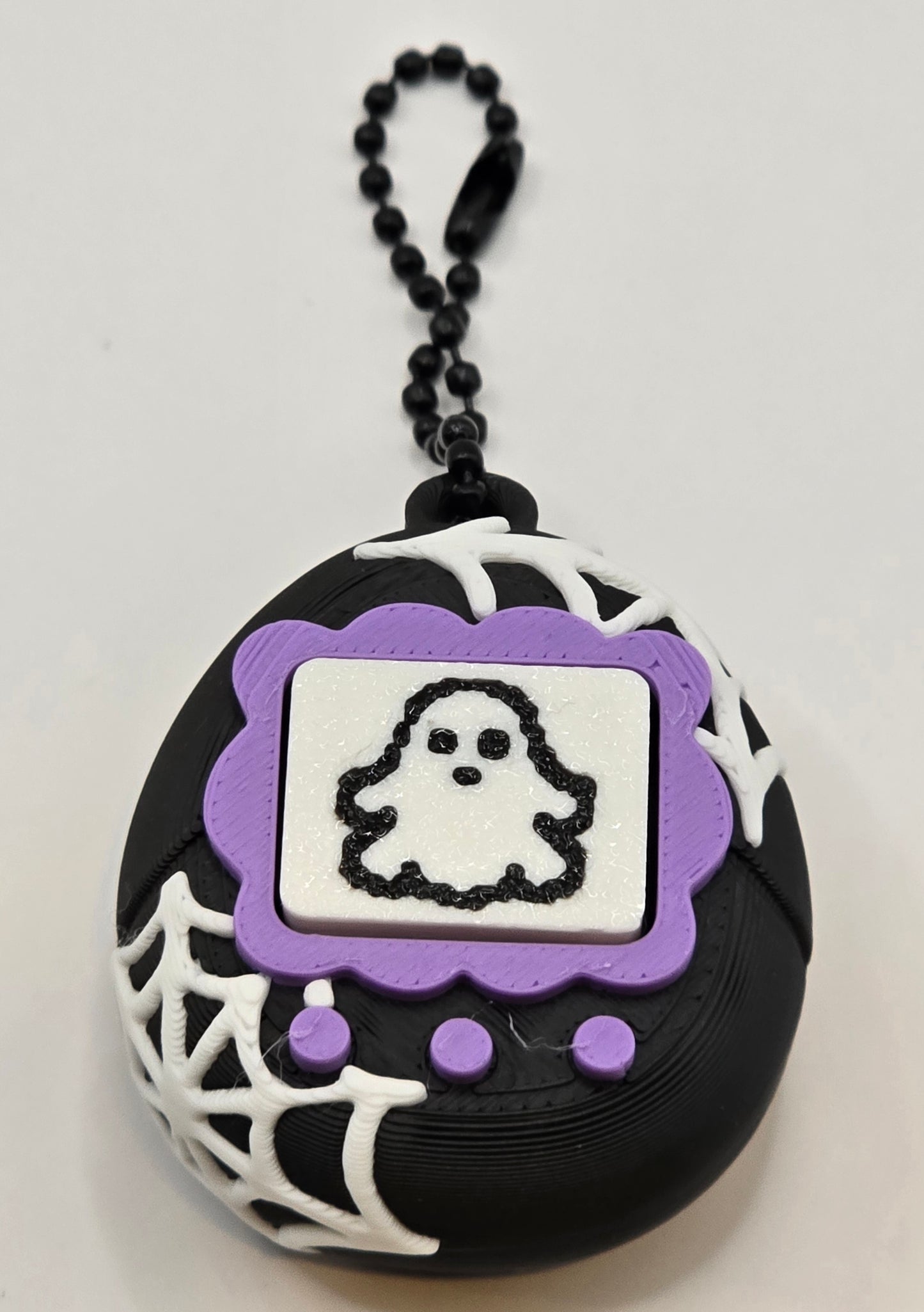 Halloween Tamagotchi-Inspired Clicker Fidget Keychain – Spooky 3D Printed Pixel Pets