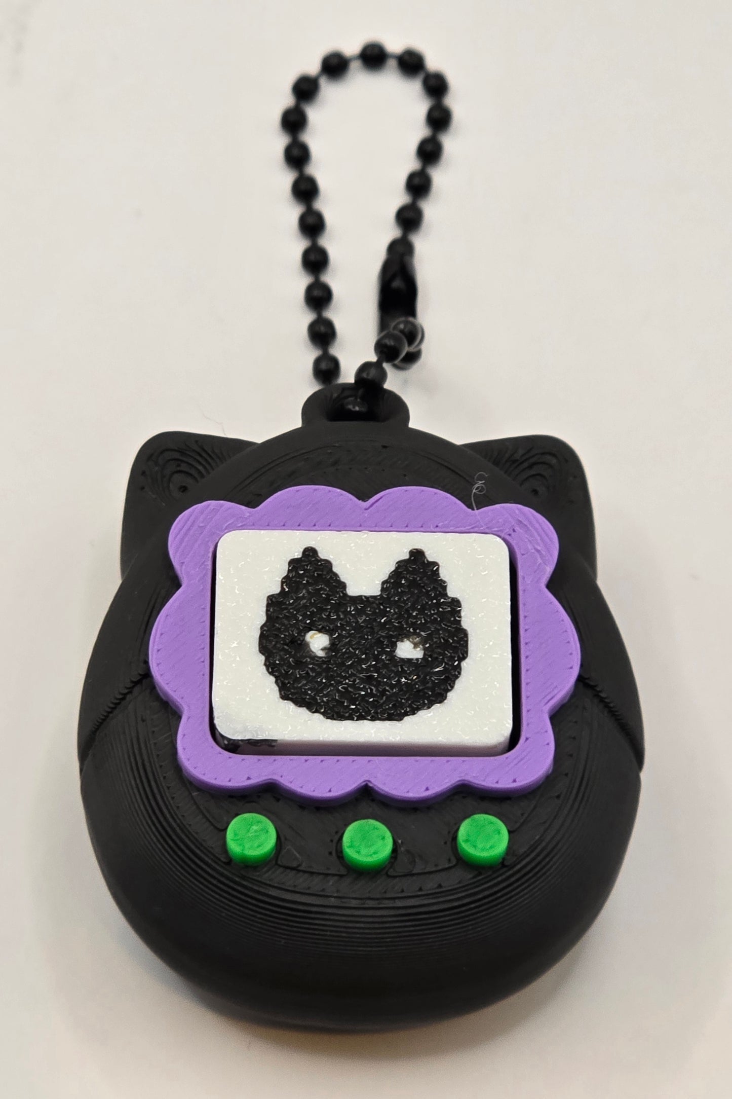 Halloween Tamagotchi-Inspired Clicker Fidget Keychain – Spooky 3D Printed Pixel Pets