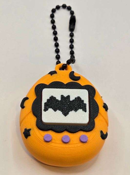 Halloween Tamagotchi-Inspired Clicker Fidget Keychain – Spooky 3D Printed Pixel Pets