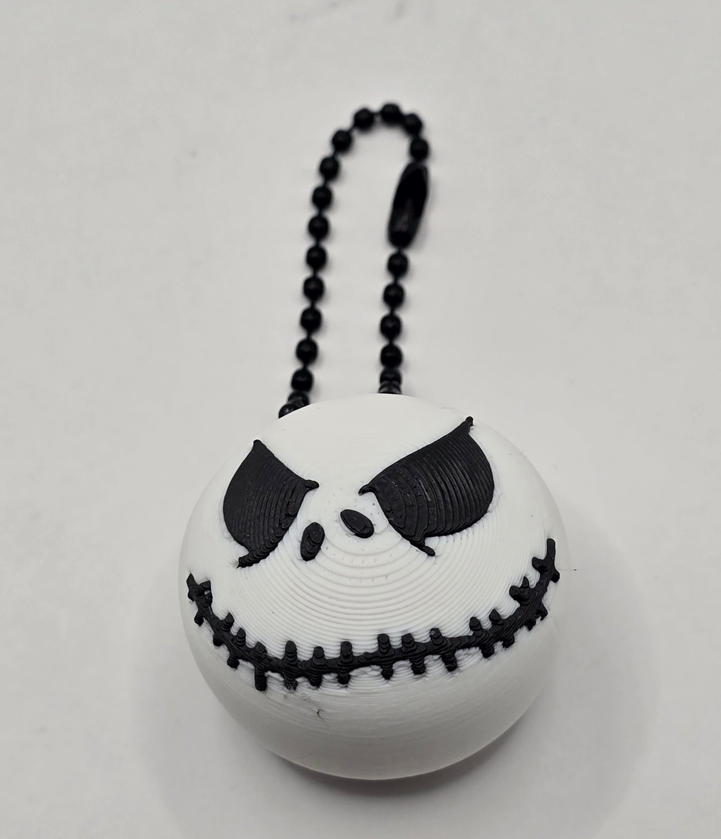 Jack-Inspired Skull Clicker Fidget Keychain | 3D Printed Stress Relief Toy by Cubed Dimensions Printing