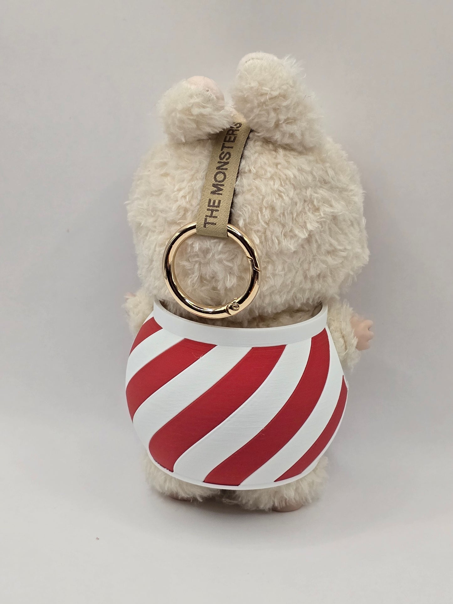 ✨ Peppermint Swirl Ornament for Plush Figures (3D Printed) ✨