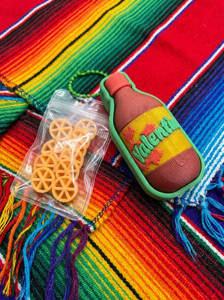 Valentina Hot Sauce Fidget Clicker with Mini Chicharrones