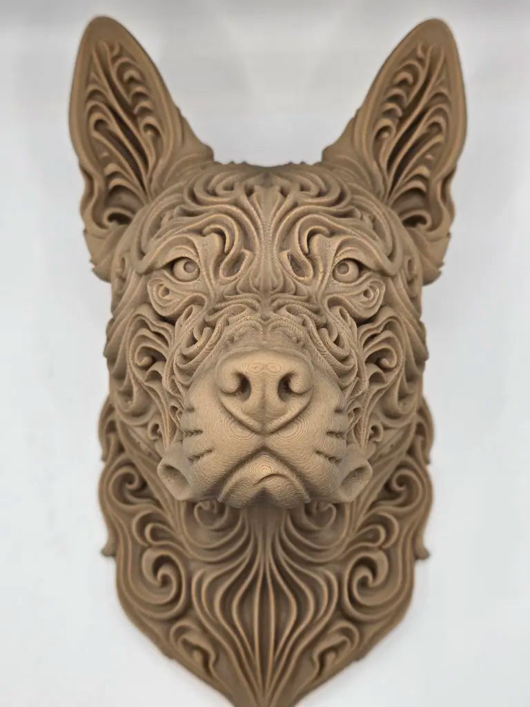 Thai Ridgeback 3D Printed Wall Art - Wood Pla
