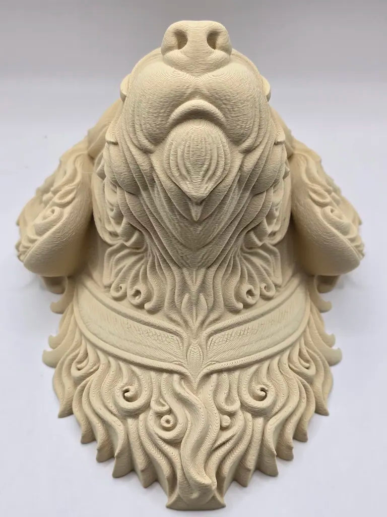 Baroque 3D Printed Wood PLA Wall Art
