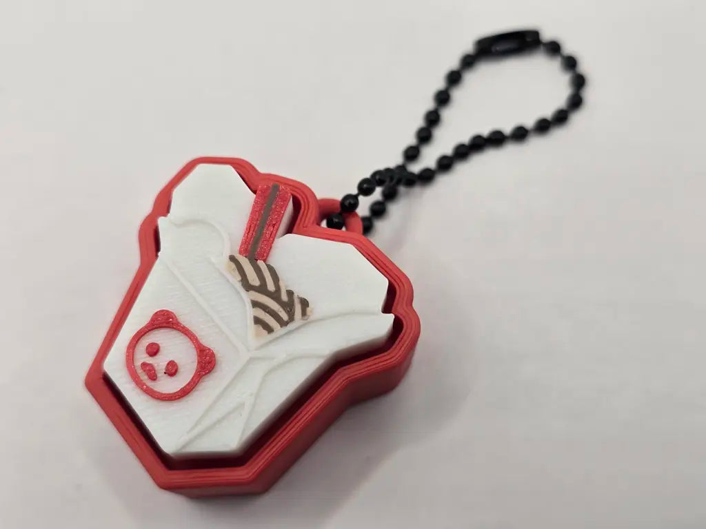 Kawaii Asian Food 3D Printed Keychain | Cute Bag Accessory - Sushi