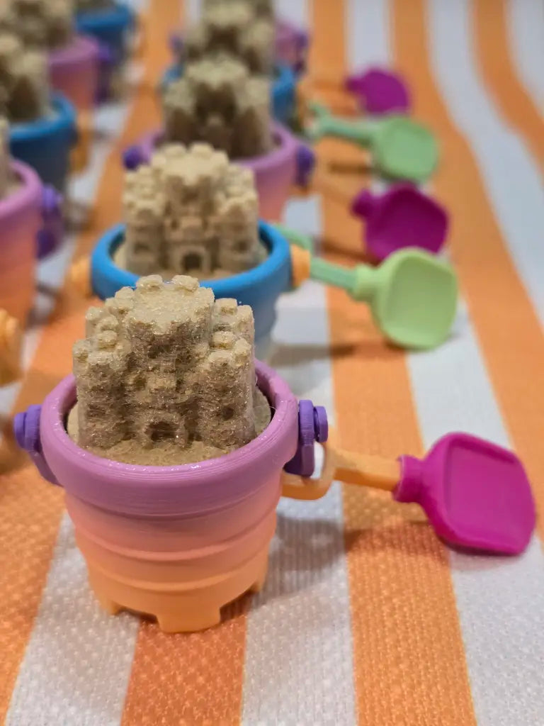 Sandcastle in a Bucket Fidget Clicker - Beach