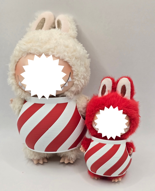 ✨ Peppermint Swirl Ornament for Plush Figures (3D Printed) ✨