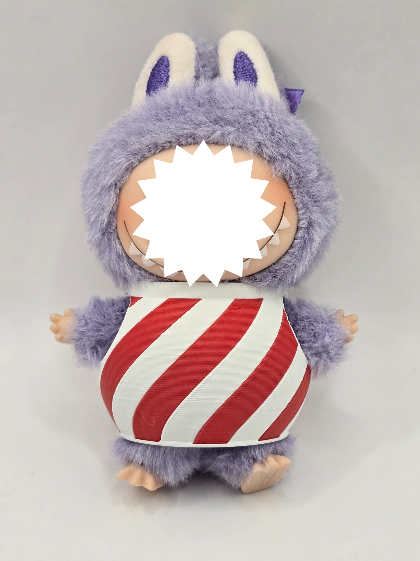 ✨ Peppermint Swirl Ornament for Plush Figures (3D Printed) ✨