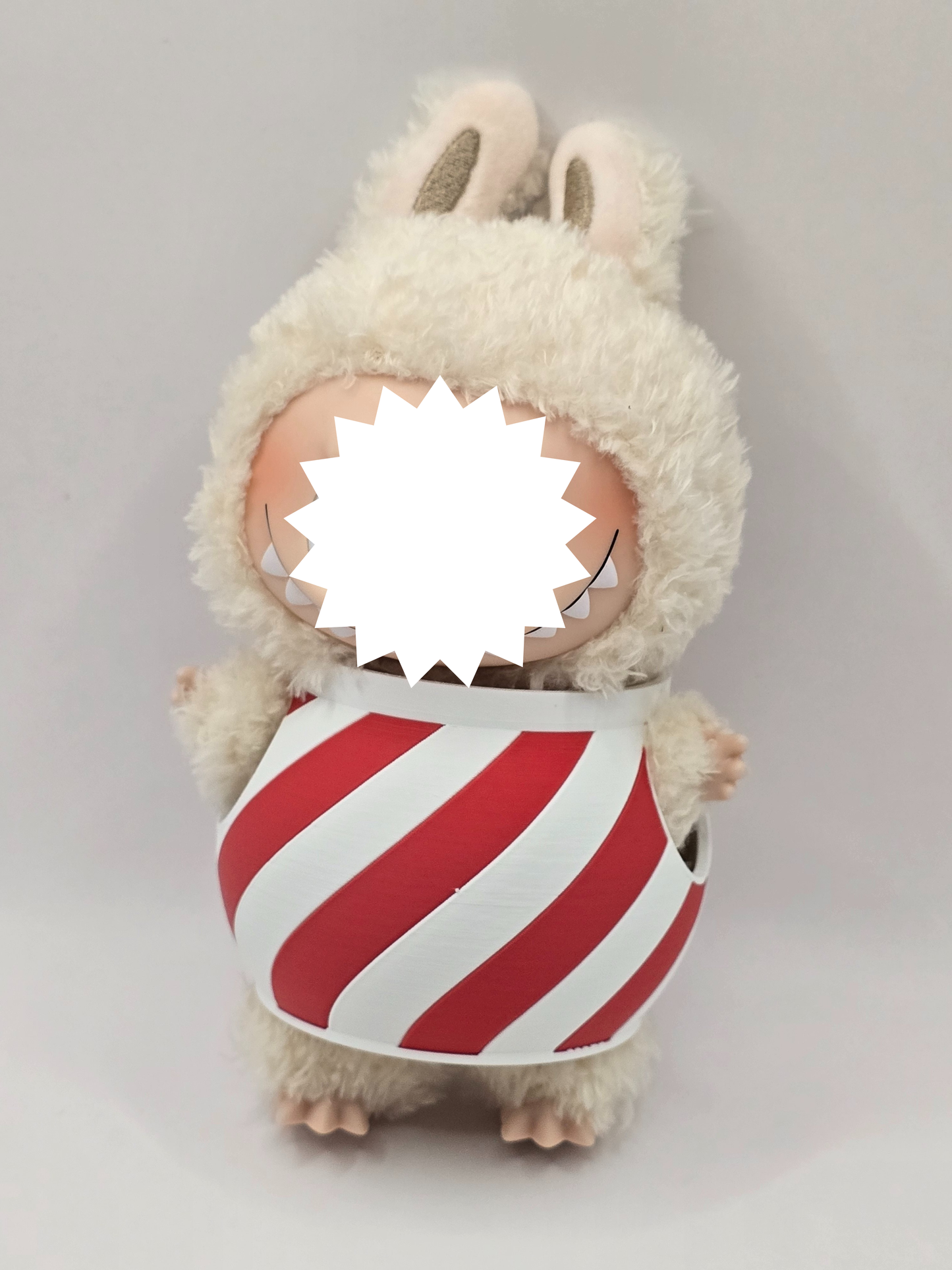 ✨ Peppermint Swirl Ornament for Plush Figures (3D Printed) ✨