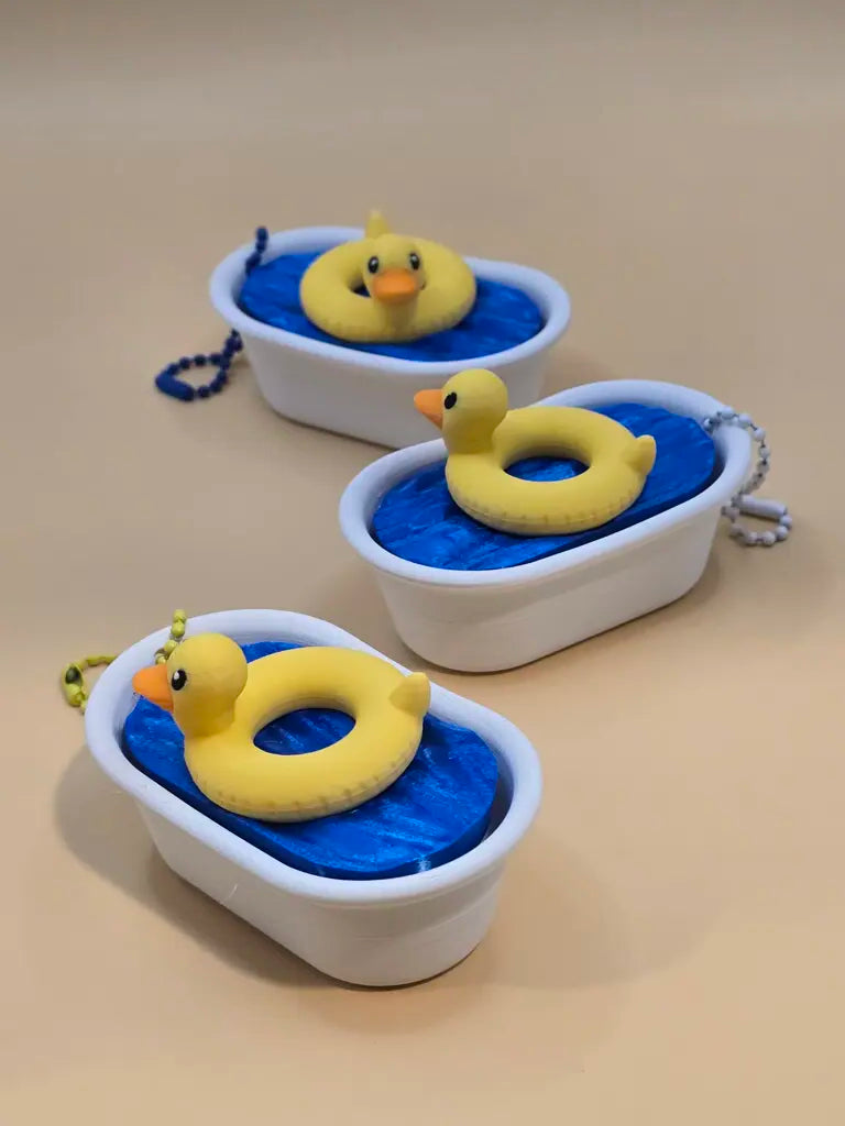 Bathtub Fidget Clicker Toy by Clickify 3D - Rubber Ducky