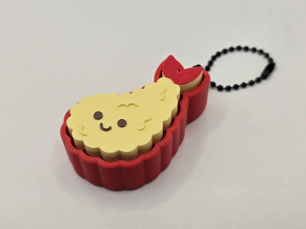 Kawaii Asian Food 3D Printed Keychain | Cute Bag Accessory - Sushi