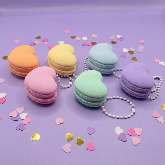Heart Macaron Fidget Clicker - 3D Printed Sensory Toy
