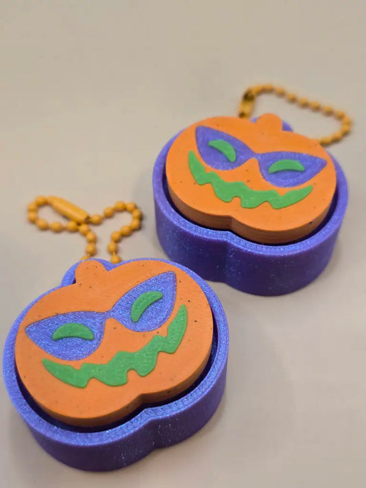 Sunny Jack Pumpkin Fidget Clicker Keychain
