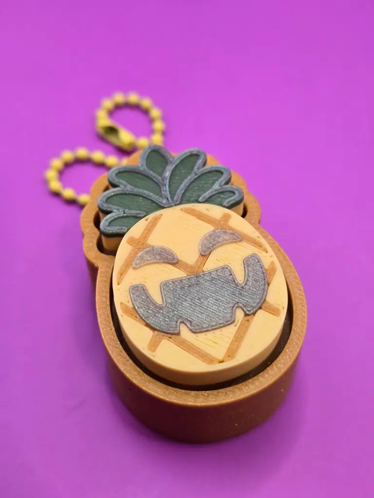 Summerween Cainapple Haptic Fidget Clicker Keychain