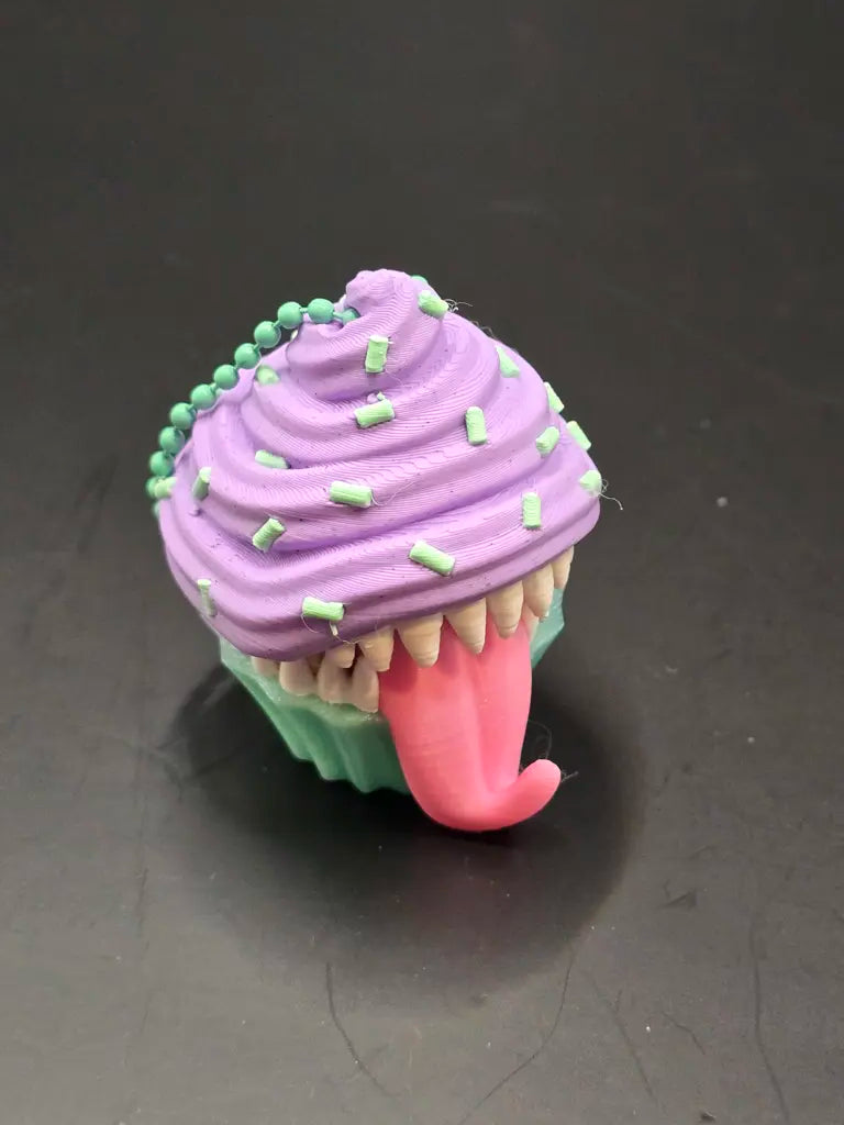 3D Printed Mimic Cupcake Fidget Clicker by IDMyron