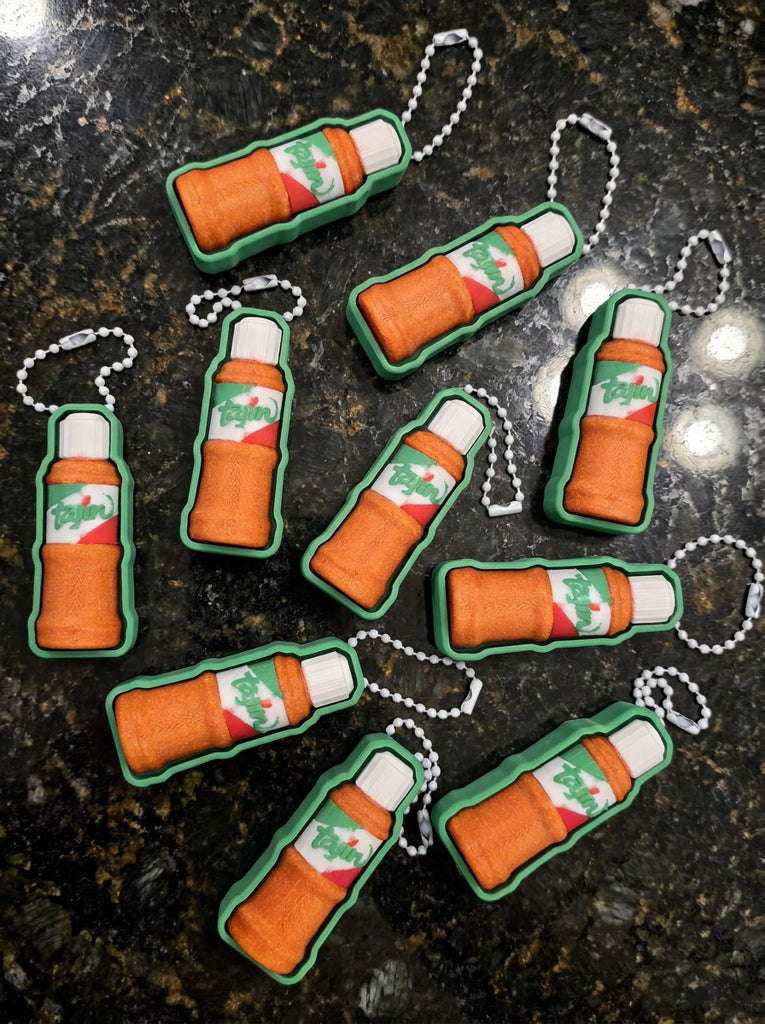 Tajín Inspired Fidget Clicker Keychain