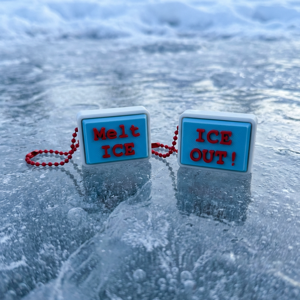 ICE Out Charity Fidget Clicker | 3D Printed Advocacy Clicker