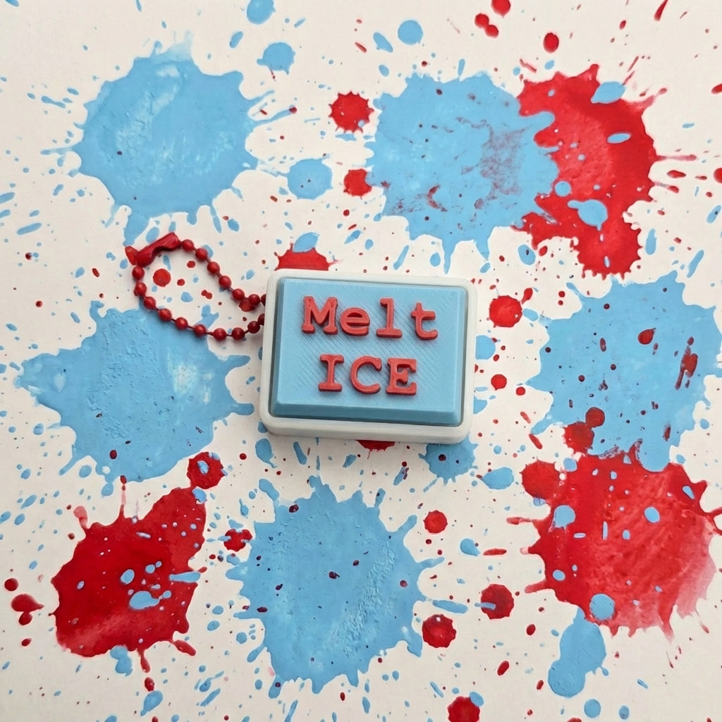 ICE Out Charity Fidget Clicker | 3D Printed Advocacy Clicker