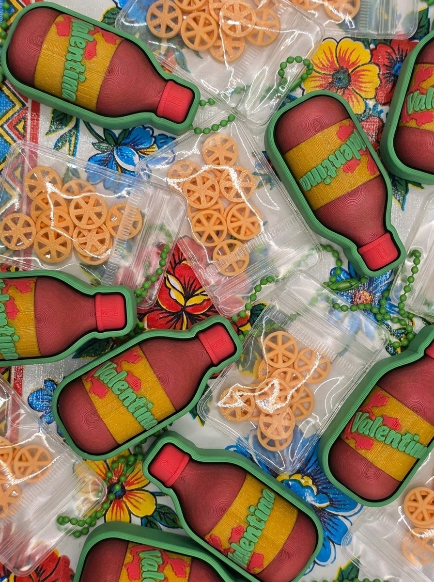 Valentina Hot Sauce Fidget Clicker with Mini Chicharrones