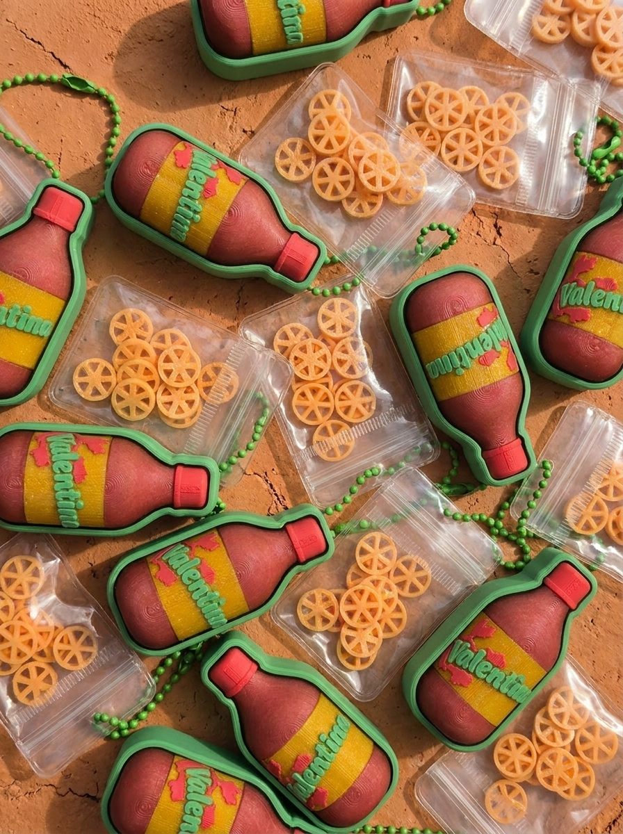Valentina Hot Sauce Fidget Clicker with Mini Chicharrones