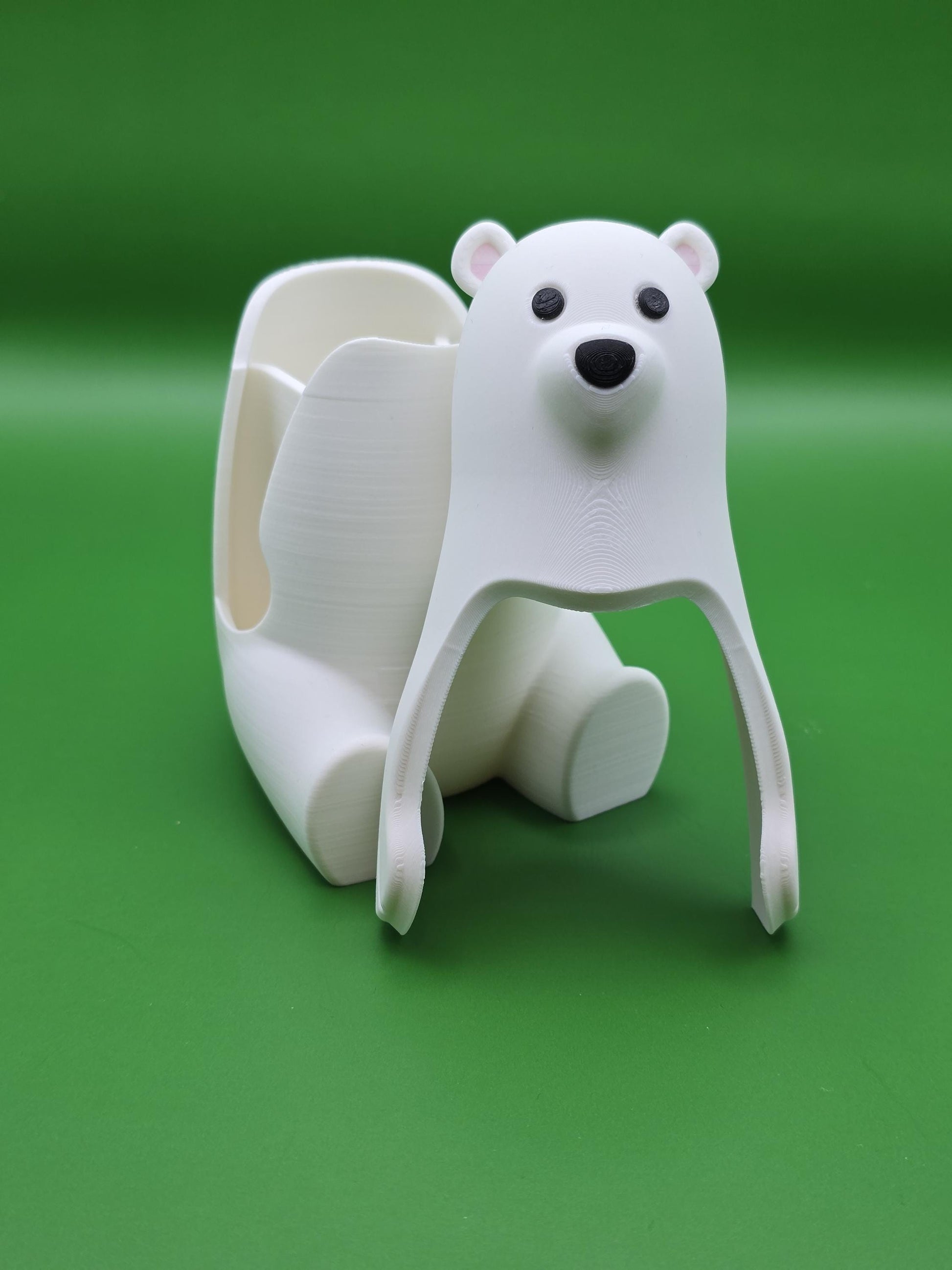 Polar Bear Trinket Box | 3D Printed with PLA Filament