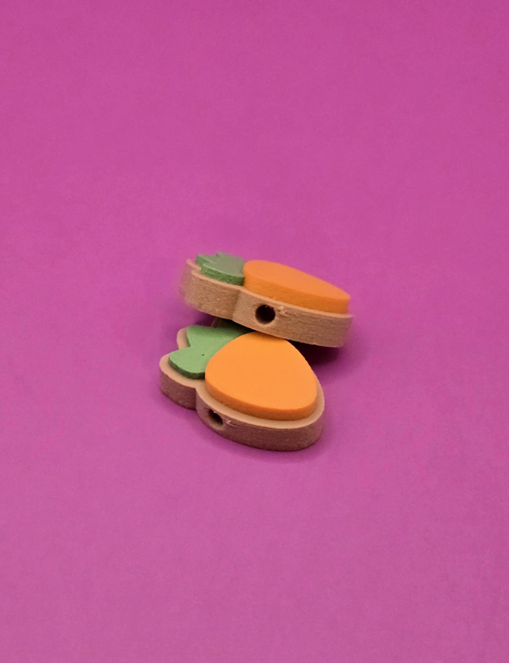 Spring Charm Bead (Sold as Set or Individually) – 3D Printed Easter Cookie Style Beads