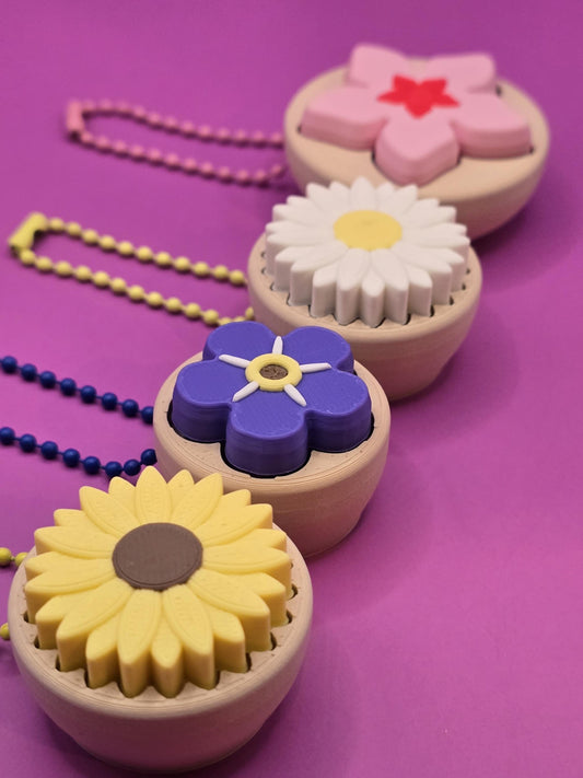 Flower Fidget Clicker – 3D Printed Sensory Tool for Neurodivergent Individuals
