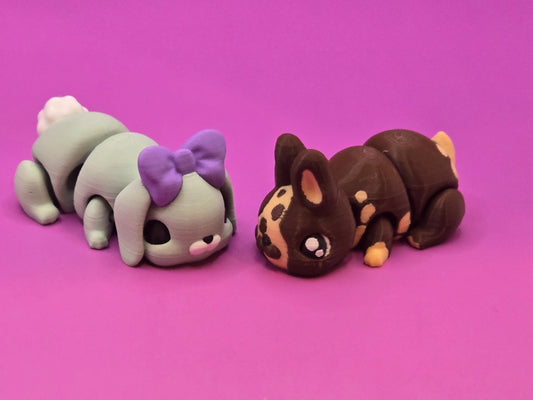 Articulated Bunny Critters – 3D Printed Rabbit Figures (Multiple Styles)