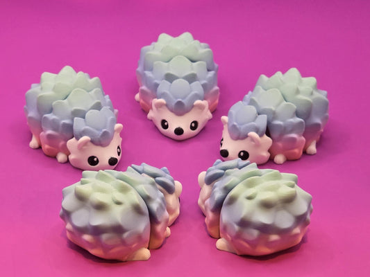 Mini Pastel Hedgehog – Cute 3D Printed Desk Buddy