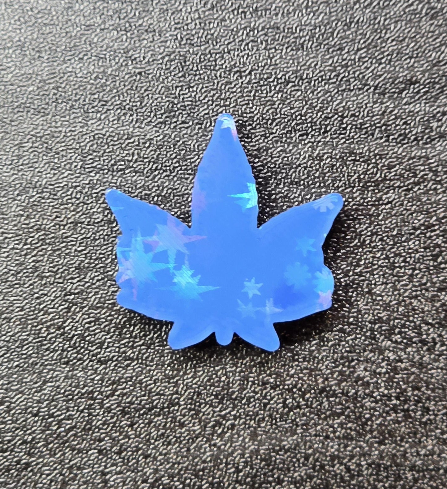 Cannabis Leaf Beads – Indica, Sativa & Hybrid – Glittery 3D Printed with 2mm Hole
