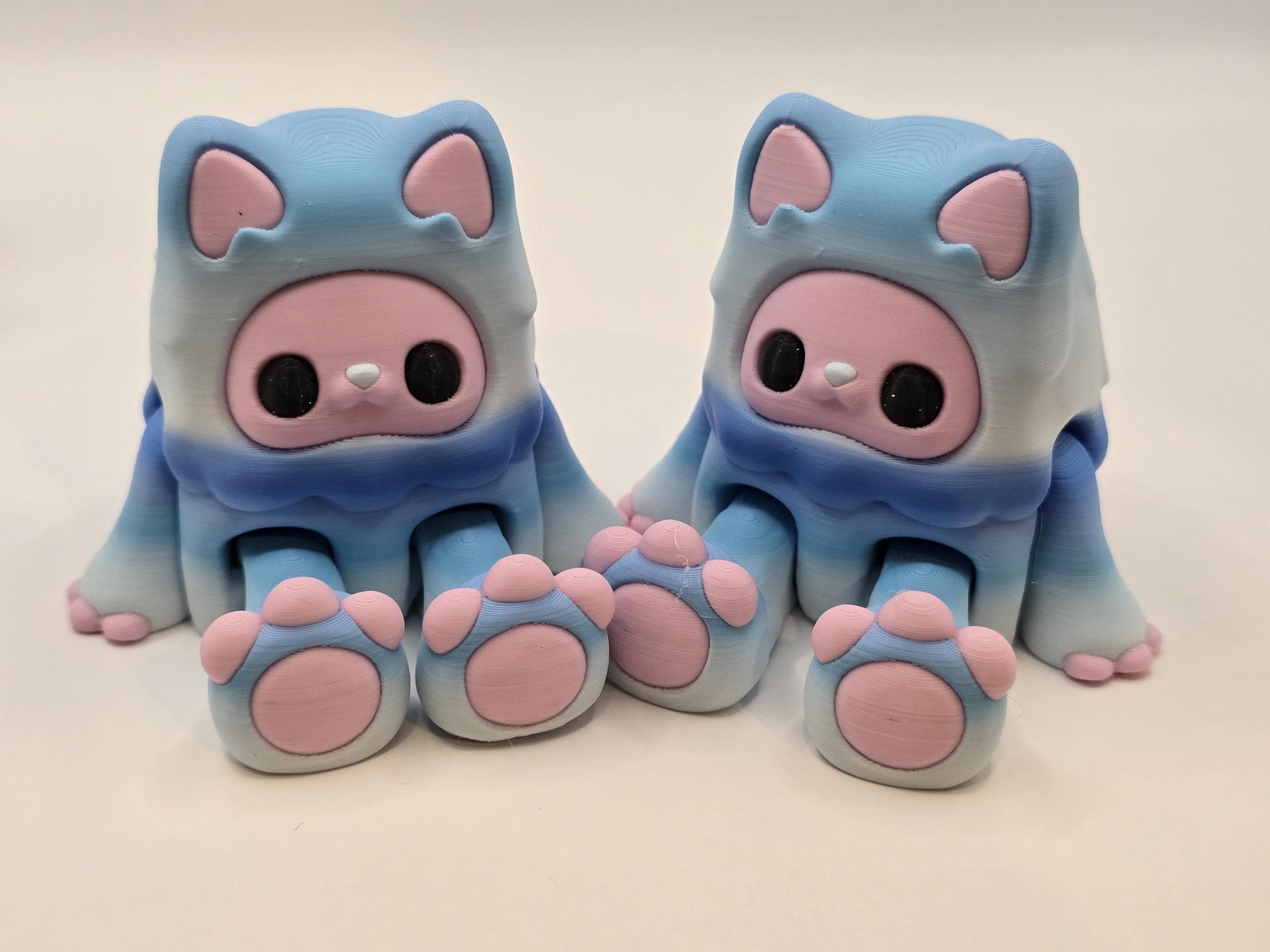 Woobu Koneko – Adorable Fantasy Creature in Pastel Rainbow