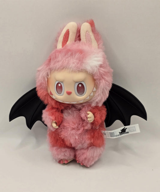 Black Bat Wings Accessory for Labubu – Detachable Neck Attachment – Made to Order