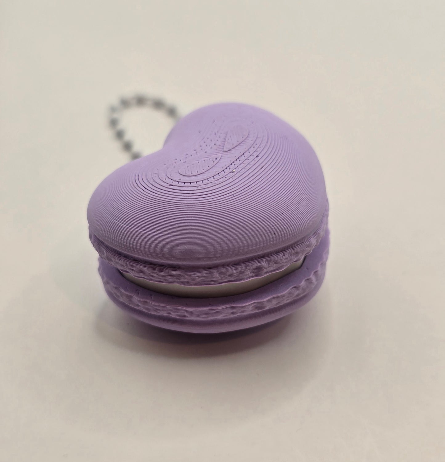 Heart Macaron Fidget Clicker - 3D Printed Sensory Toy