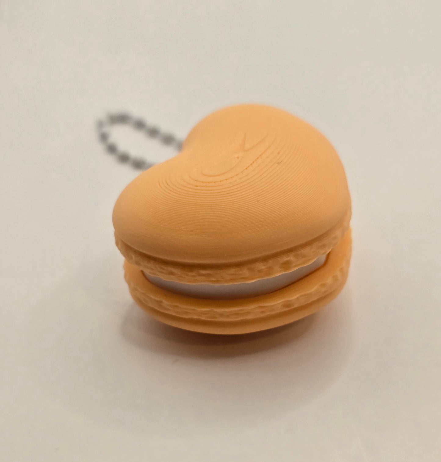 Heart Macaron Fidget Clicker - 3D Printed Sensory Toy